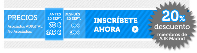 INSCRIBETE AHORA. �Precios especiales early bird! Desde 79 �